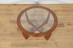 Round Astro Coffee Table in Teak by Victor Wilkins for G-Plan, United Knigdom.