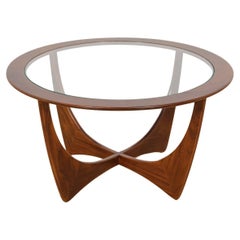 Vintage Round Astro Coffee Table in Teak by Victor Wilkins for G-Plan, United Knigdom.