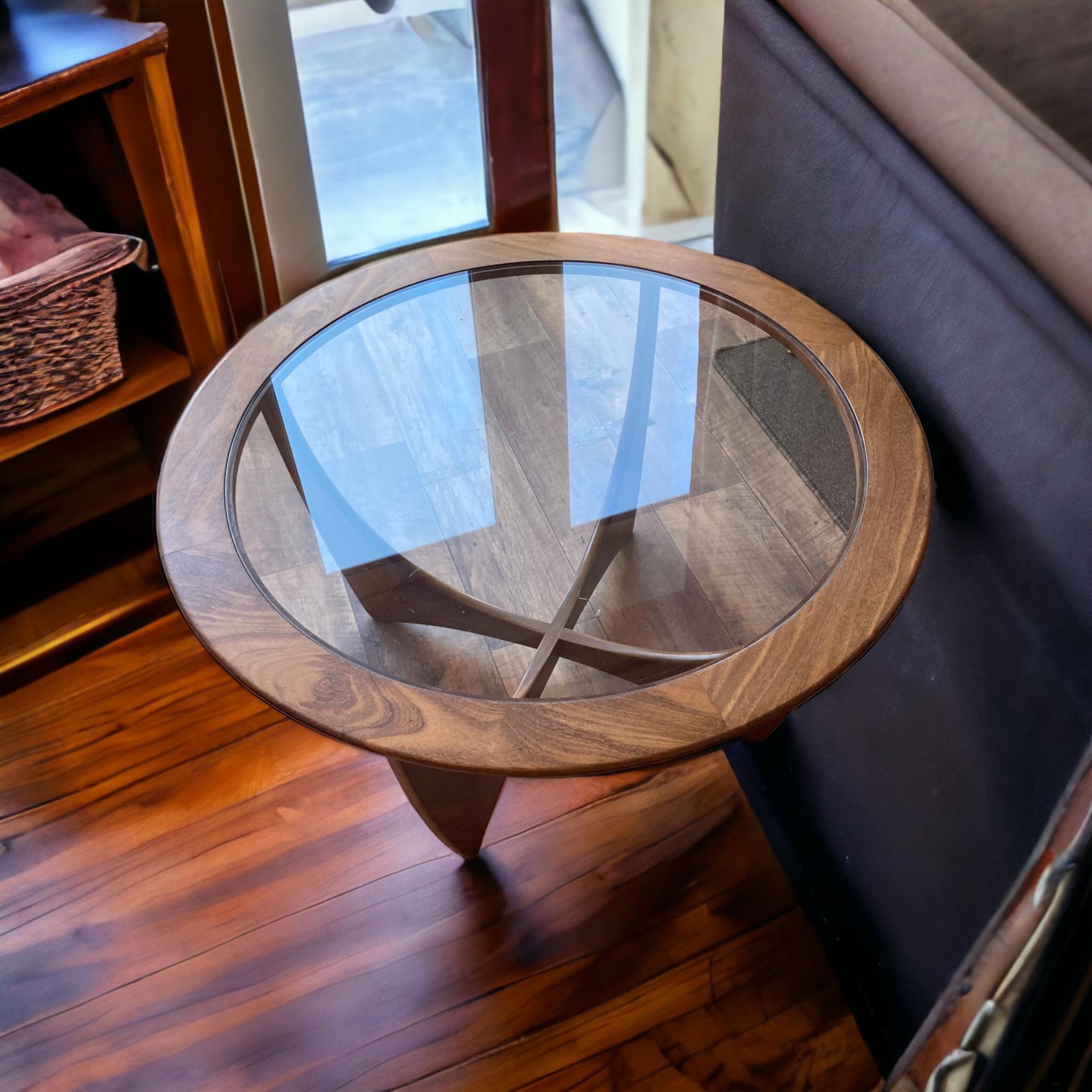 20th Century Round Astro Victor Wilkins for G-plan Coffee Table