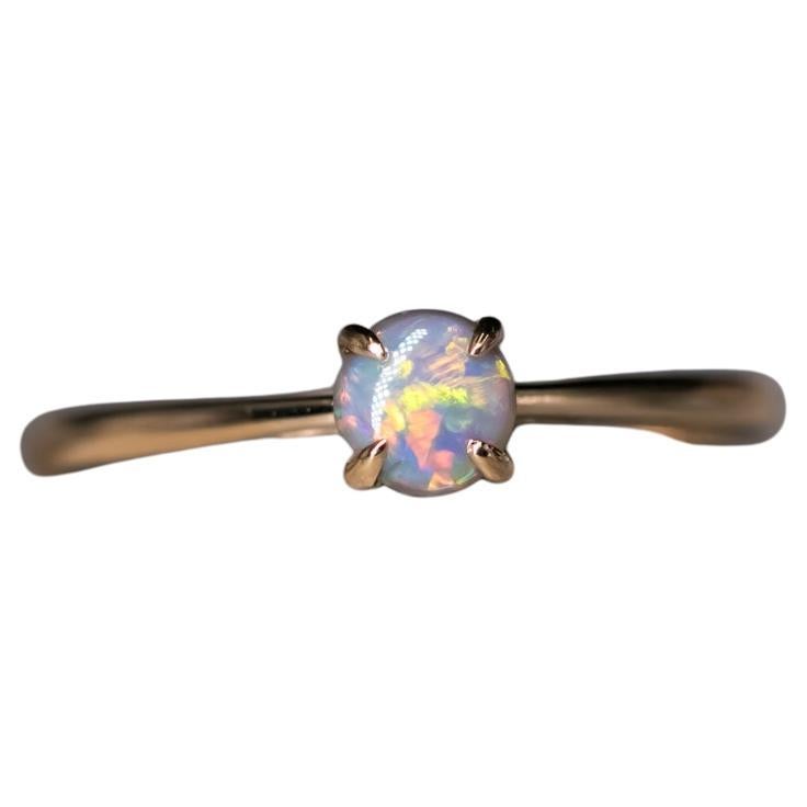 Black Opal Engagement Rings