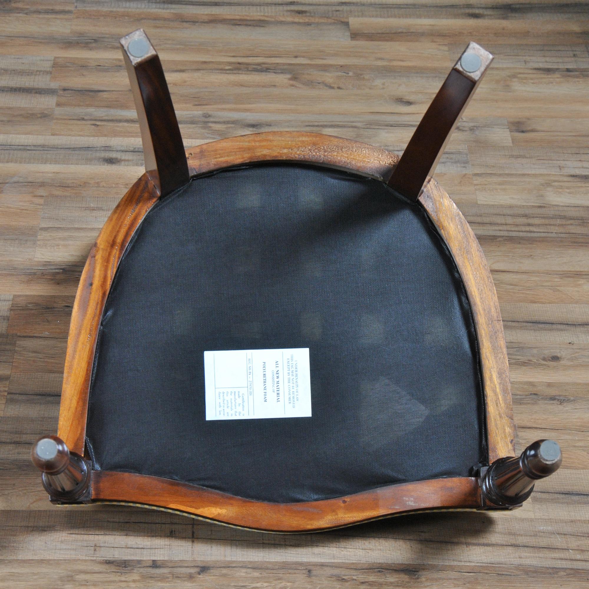 Round Back Mahogany Chairs, Set of 10 10