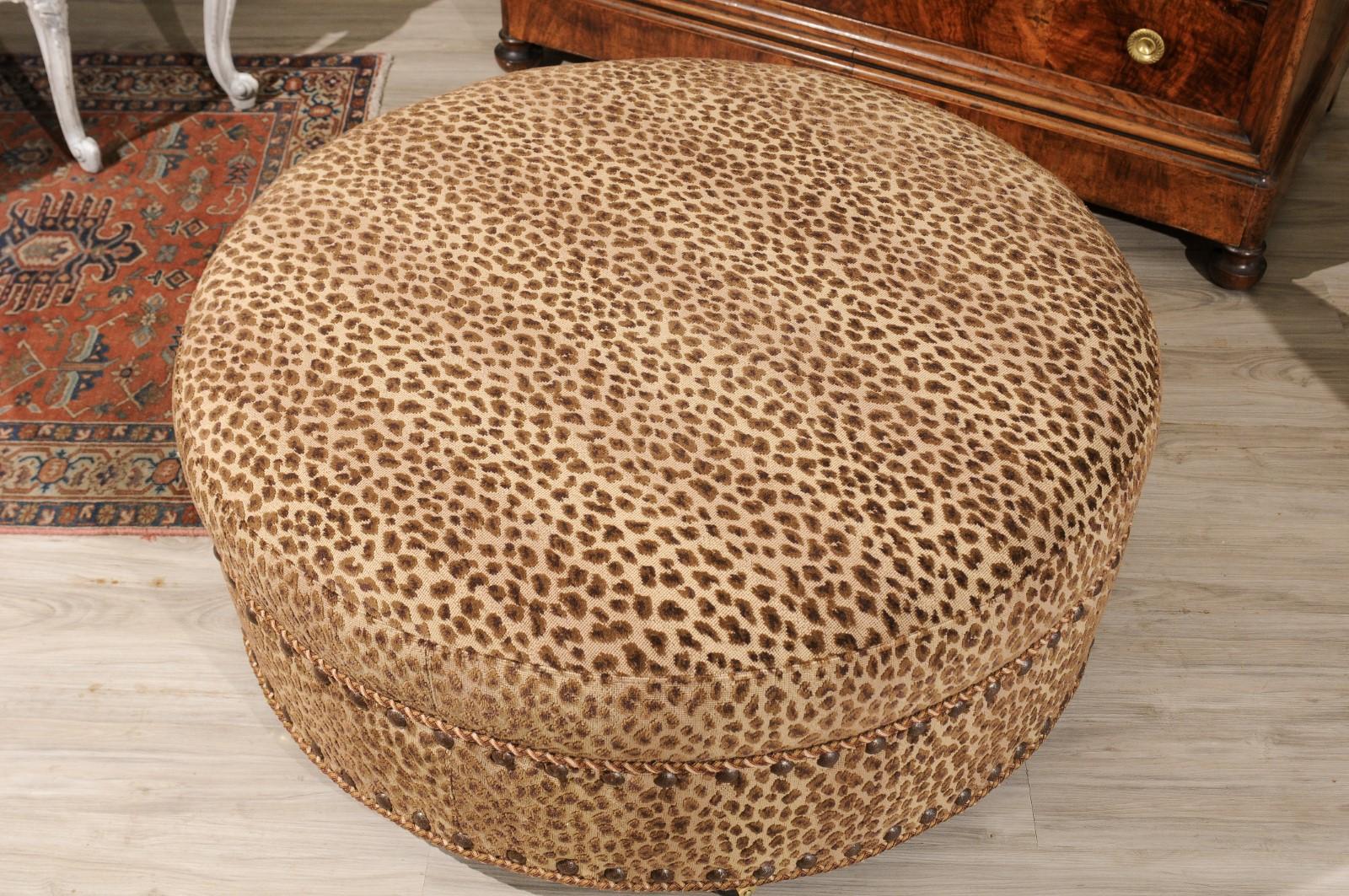 Round Baker Ottoman 1