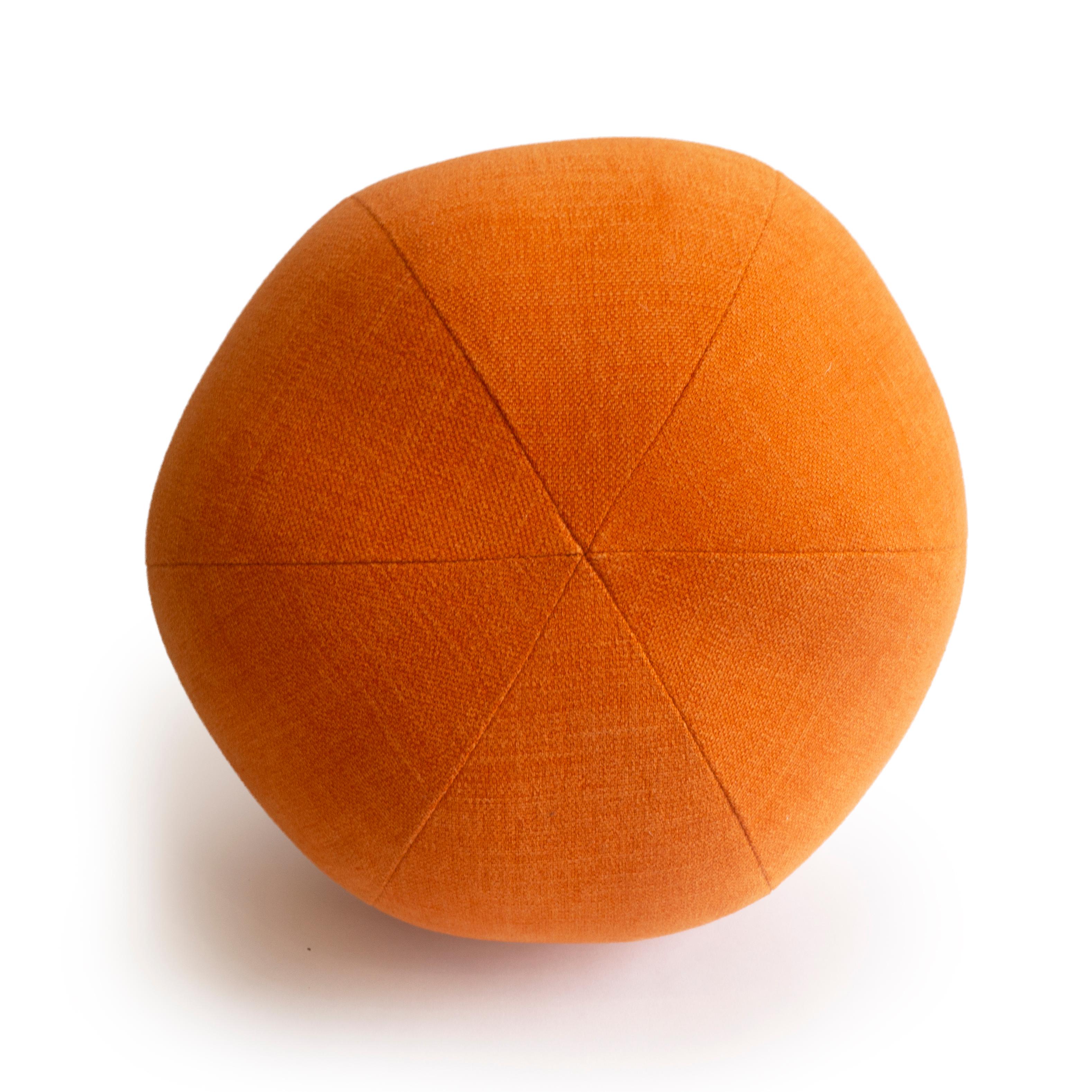 orange ball pillow