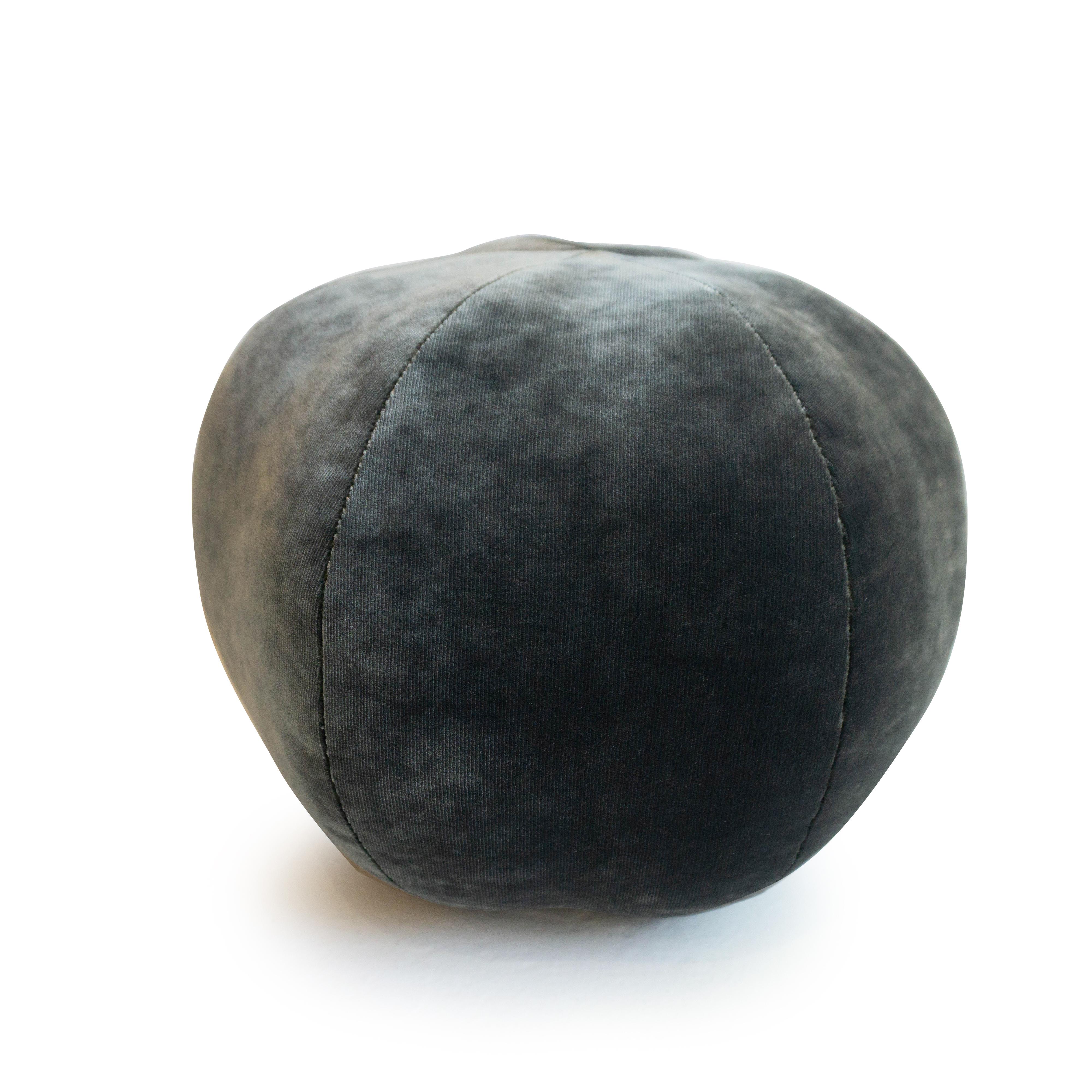 velvet ball pillow