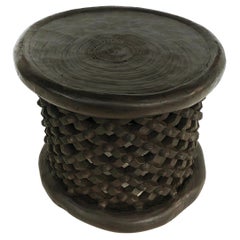 Round Bamileke 'Cameroon, Africa' "Spider" Side Table