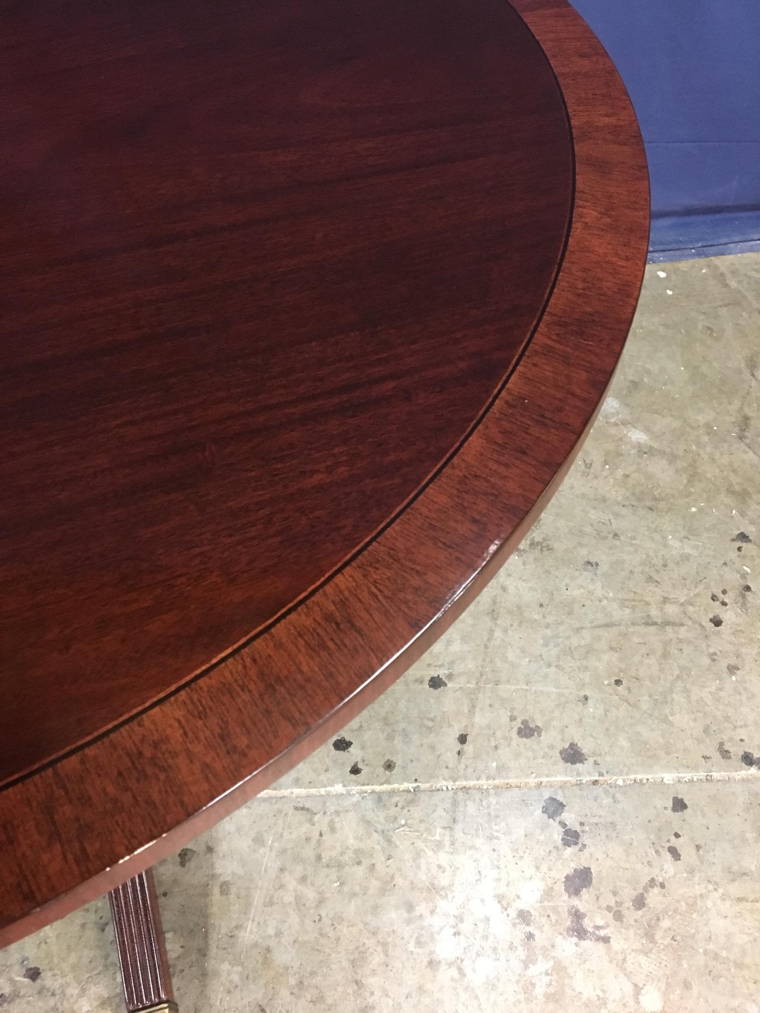 antique round foyer table