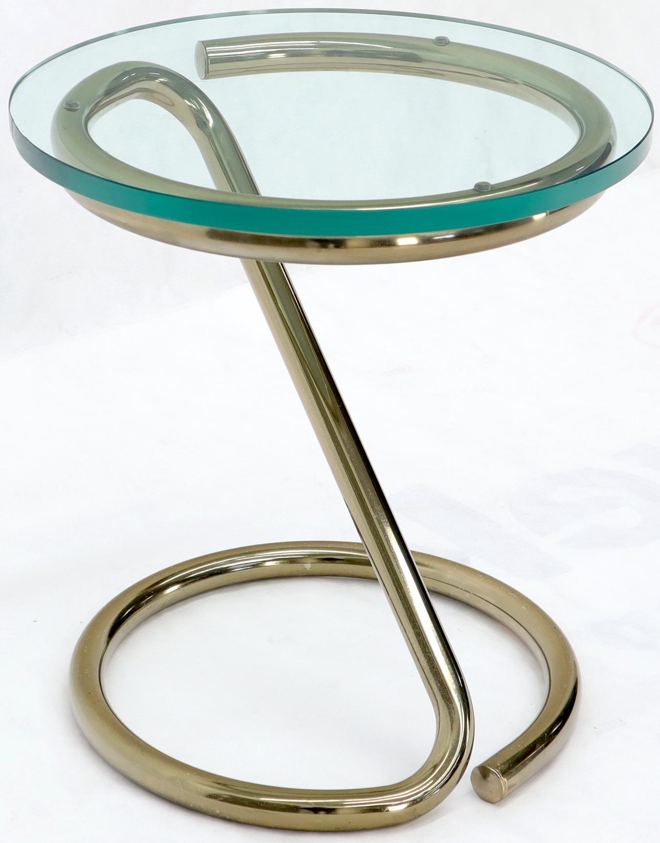 20th Century Round Bauhaus Style Side Table