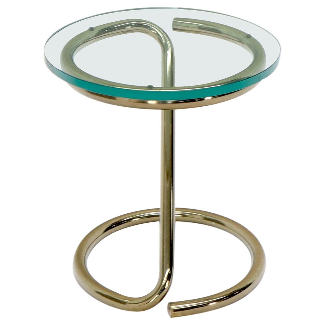 Round Bauhaus Style Side Table