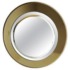 Round bevelled mirror – Italy 1960