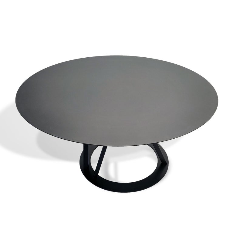 Awesome chat Restate Round Big Irony Dining Table by Maurizio Peregalli for Zeus For Sale at  1stDibs