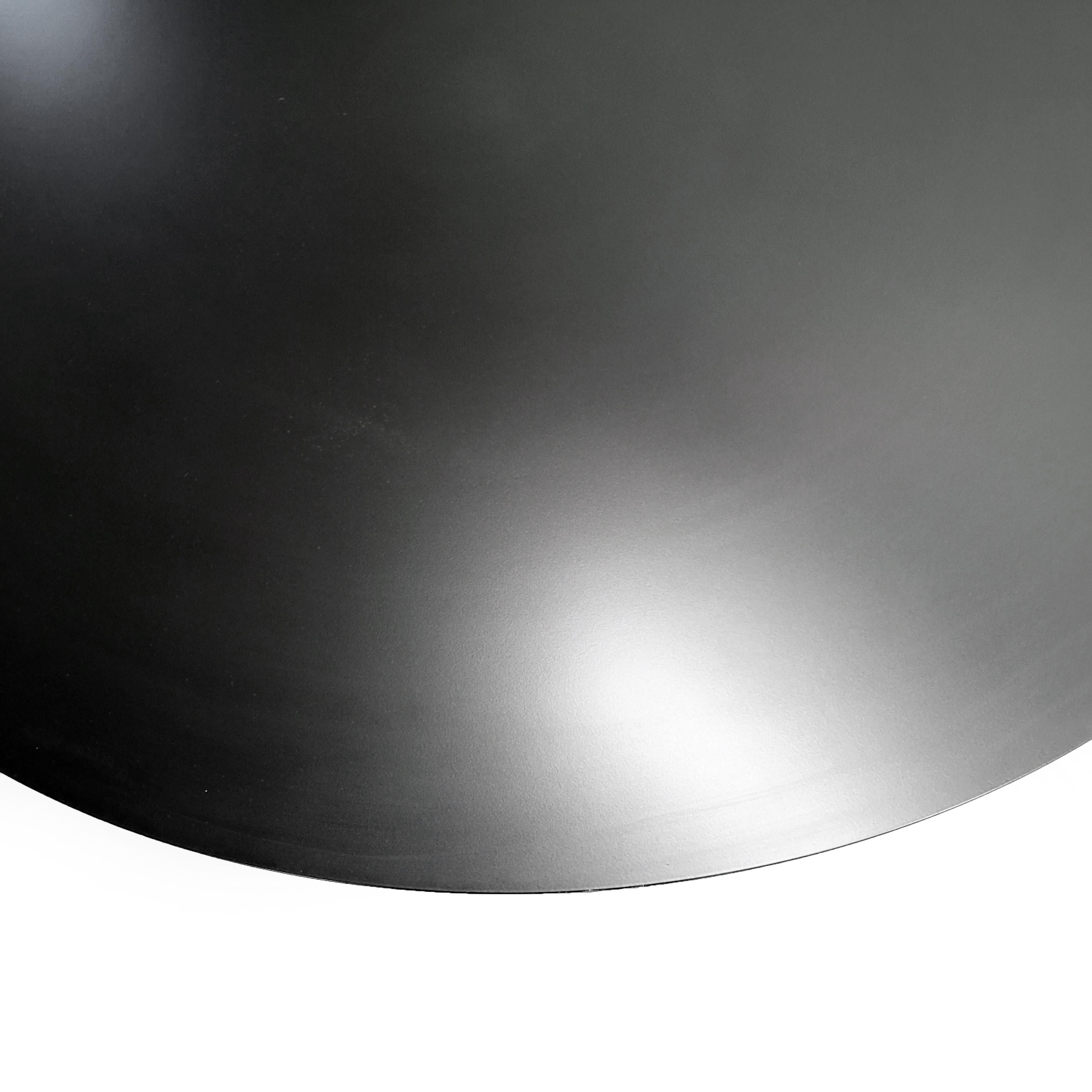 Steel Round Big Irony Dining Table by Maurizio Peregalli for Zeus For Sale