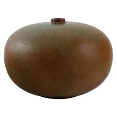 Round Bing & Grøndahl Vase in Glazed Stoneware, 1920s/30s