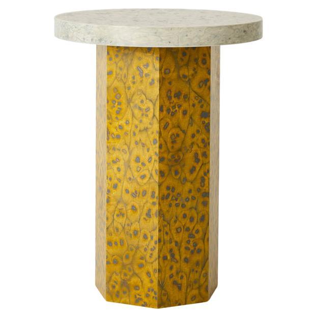 Round Bold Osis Septagon Base Side Table by Llot Llov