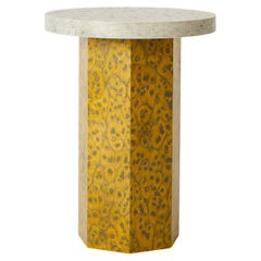 Round Bold Osis Septagon Base Side Table by Llot Llov