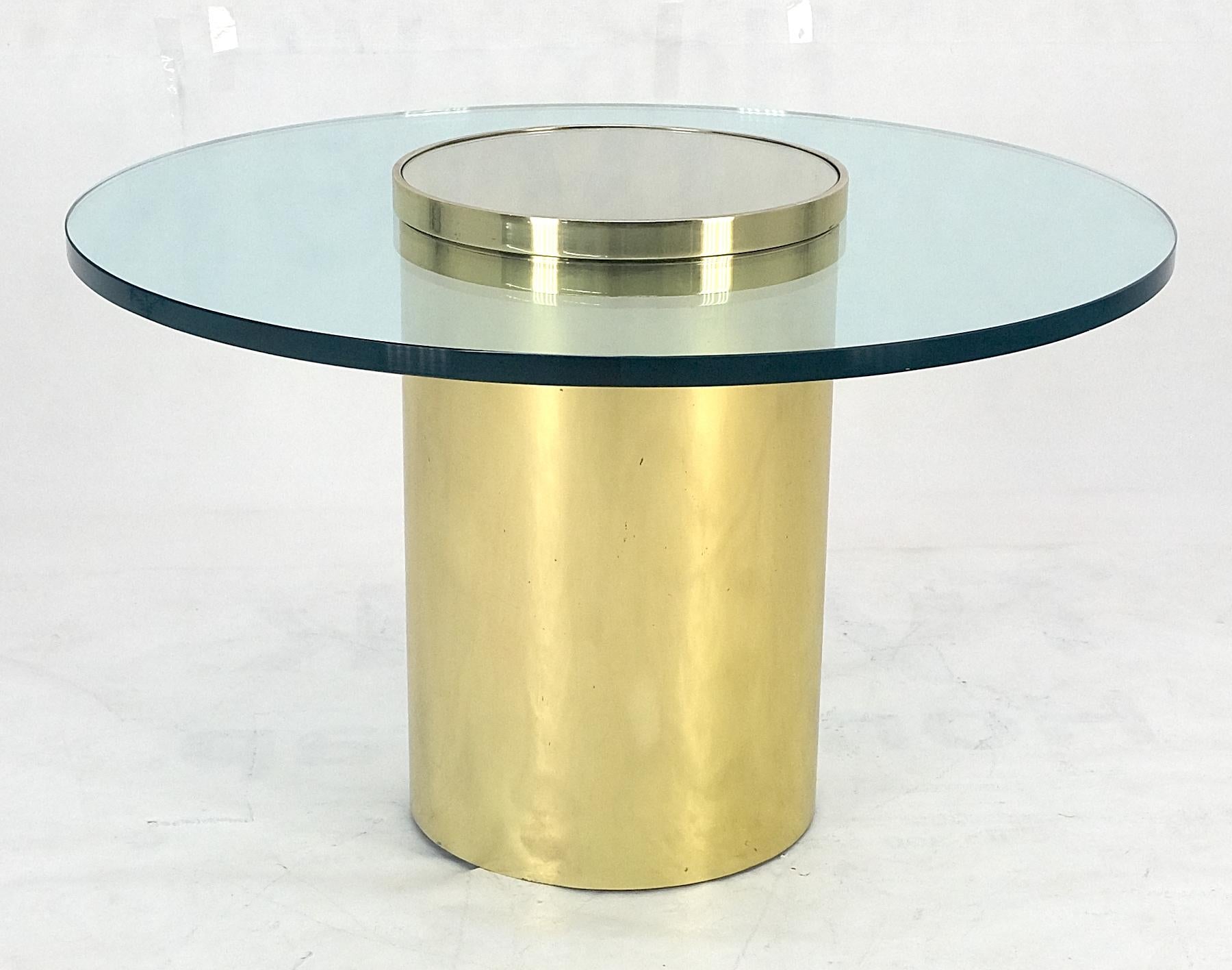 Round Brass Cylinder Base 3/4