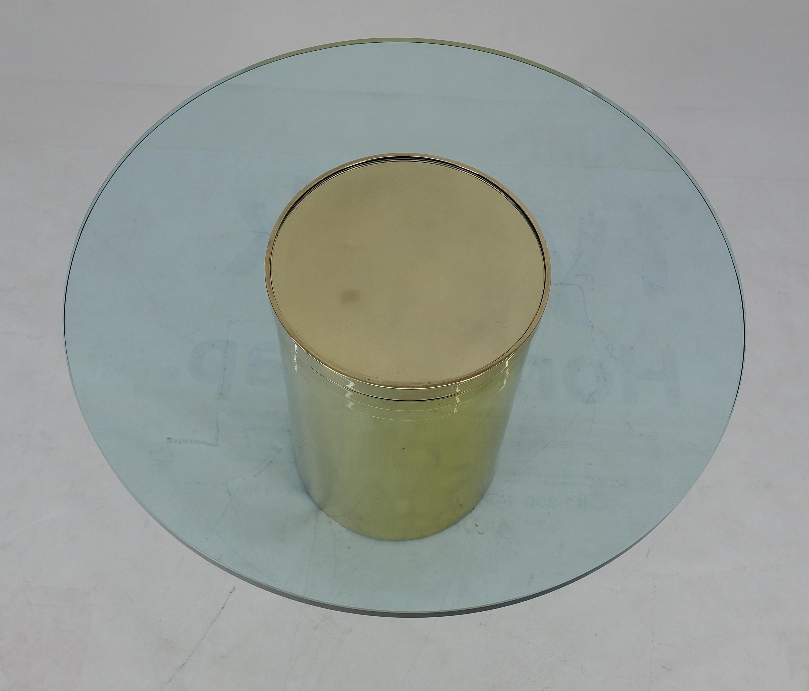 Round Brass Cylinder Base 3/4