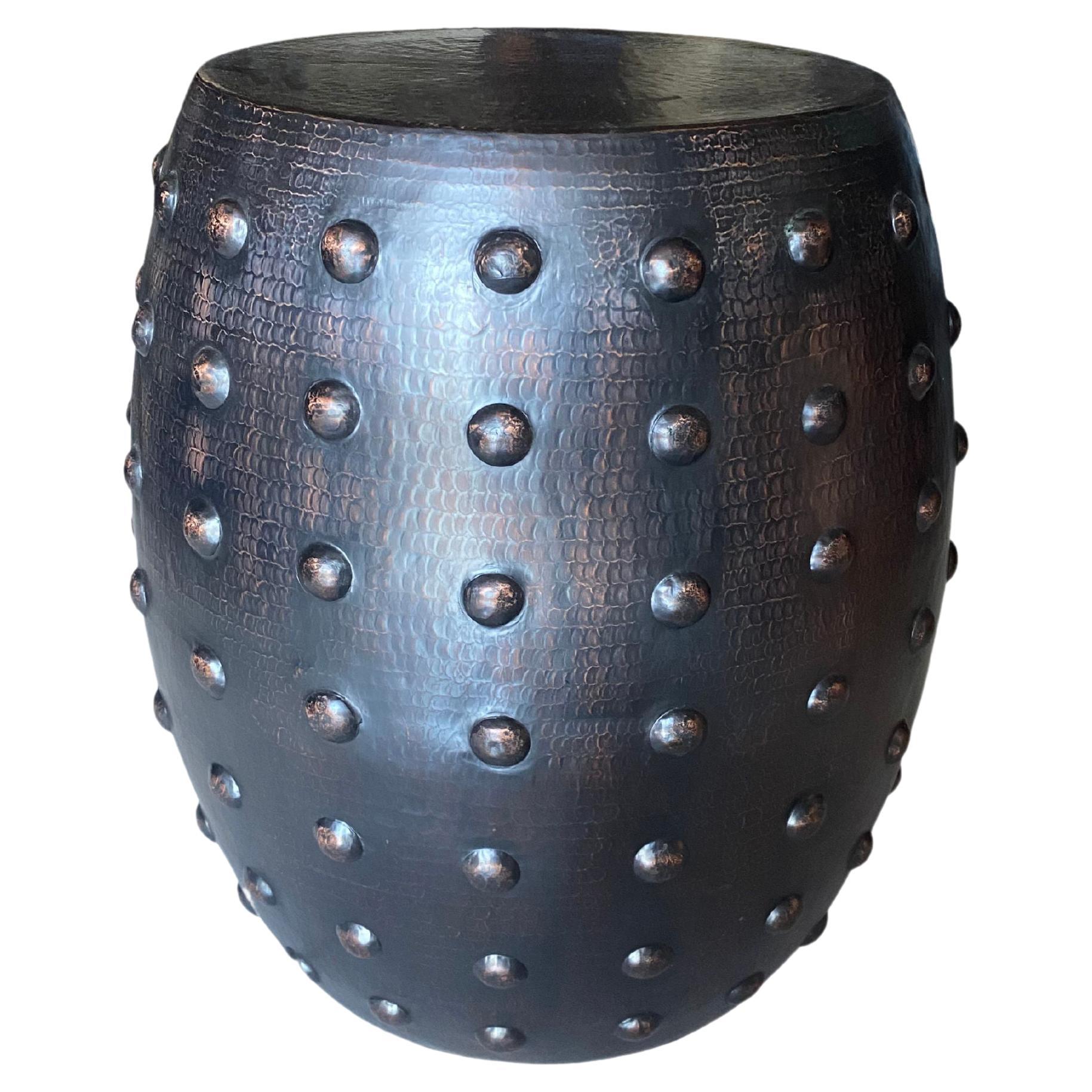 La Barge Brass Round Lamp Table at 1stDibs