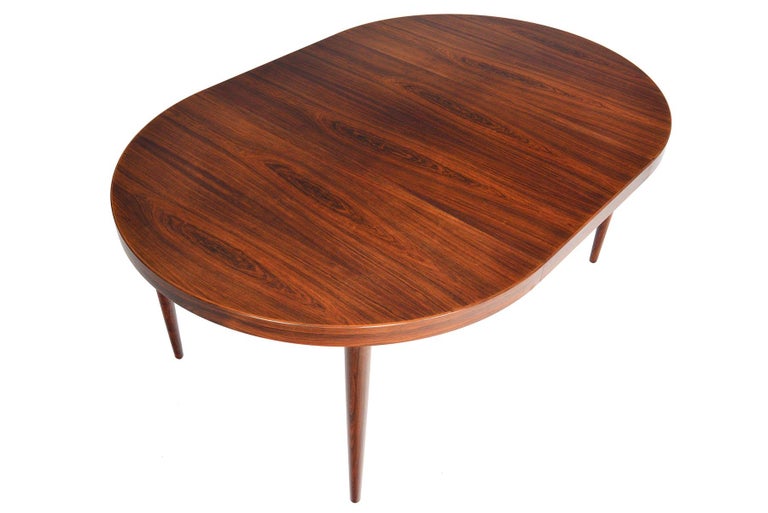Round Brazilian Rosewood Dining Table By Kai Kristiansen