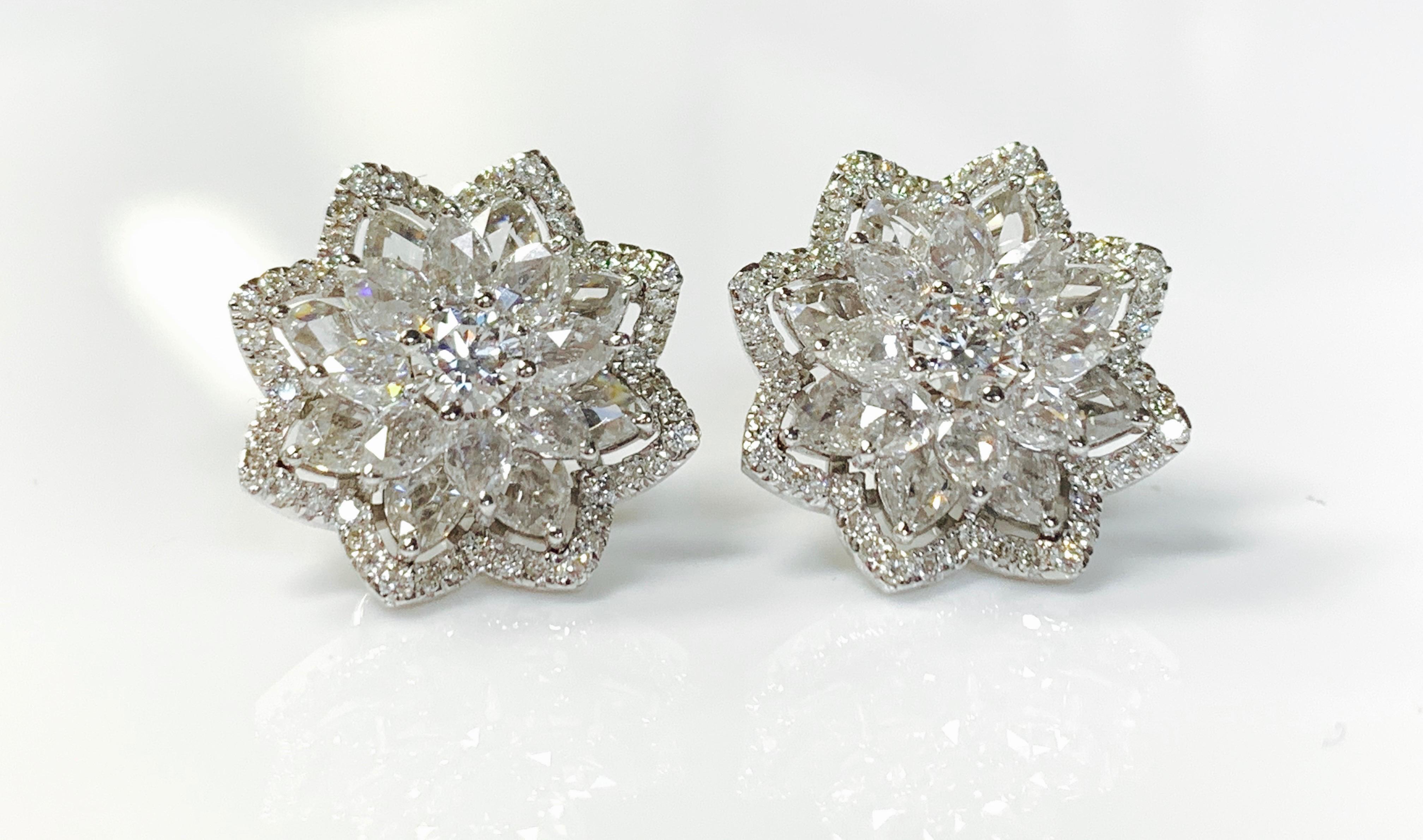 7 stone diamond earrings tanishq