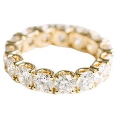 Brillante rotondo Banda Brillante  Anello Charm Modern Classic Eternity con diamante