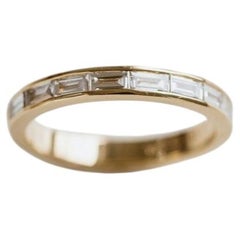 Round Brilliant Band Brilliant White 14K White Gold Graceful Brilliance Heirloom