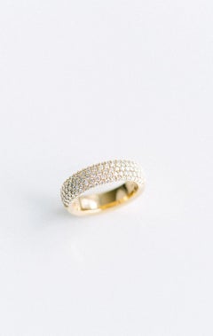 Round Brilliant Band Brilliant White 14K White Gold Pure Sophistication