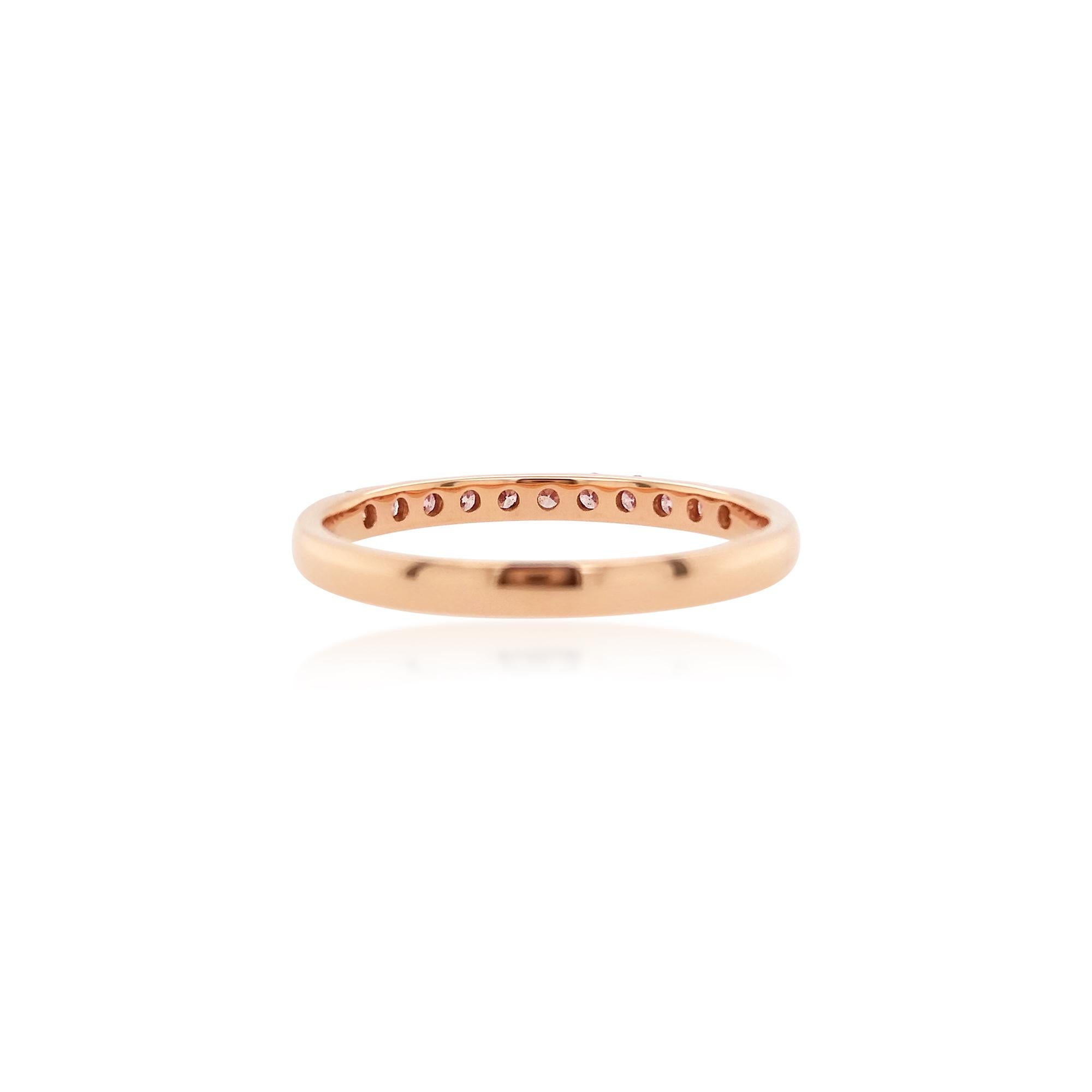 Stylish Band ring with a beautiful line of Rare Argyle Pink diamonds, made in 18 K Gold

Round Brilliant Cut Natural Pink Diamonds - 0.26 cts
Made in Gold

HYT Jewelry is a Fine Diamond and Gemstone Jewelry company with offices worldwide. The