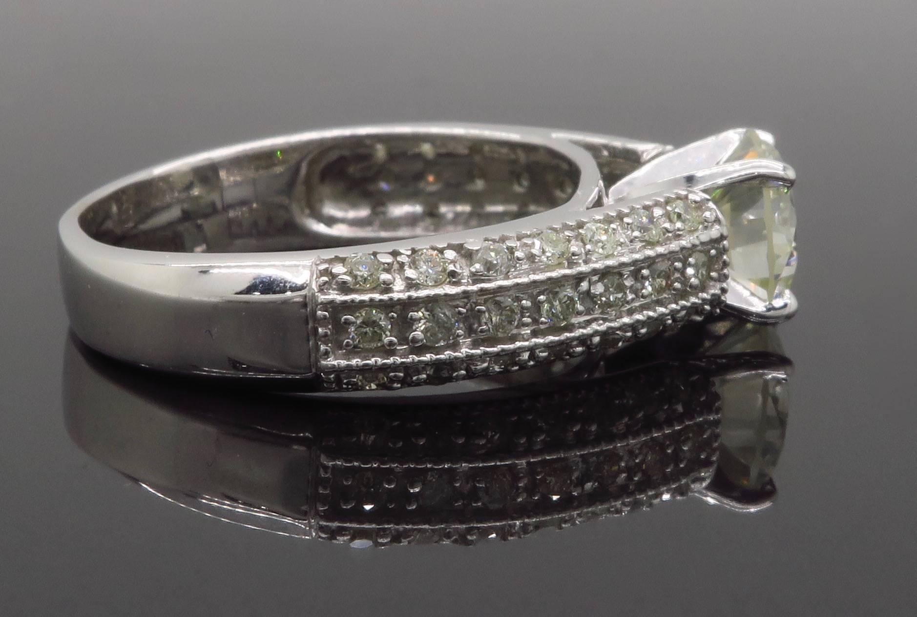 Round Brilliant Cut Diamond Engagement Ring 1