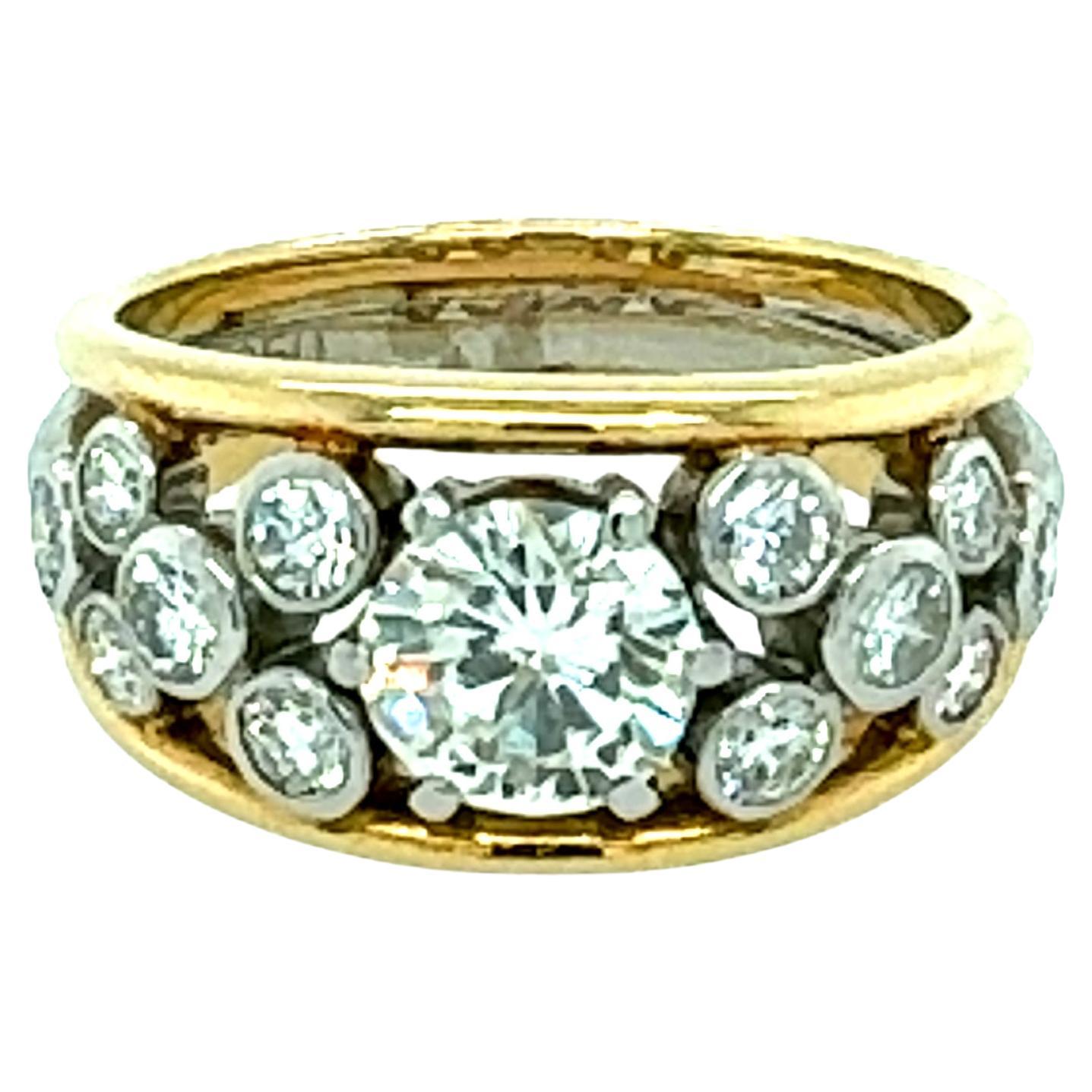 Round Brilliant Cut Diamond Ring with 2.20carats of Diamonds
