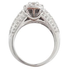 Round Brilliant Cut Halo Diamond Ring