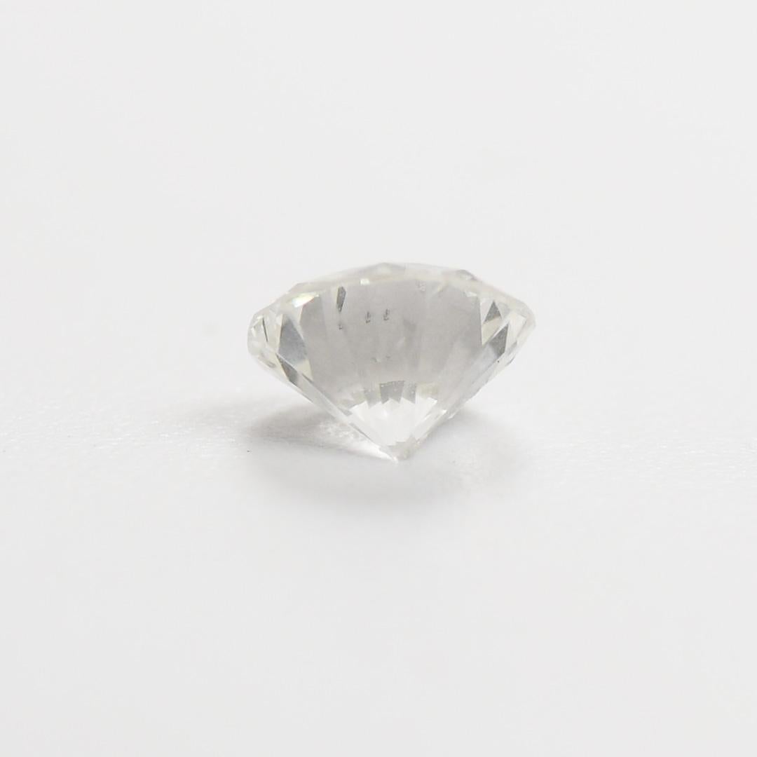 Round Brilliant Cut Loose Diamond 0.94 ct In Excellent Condition For Sale In Laguna Beach, CA