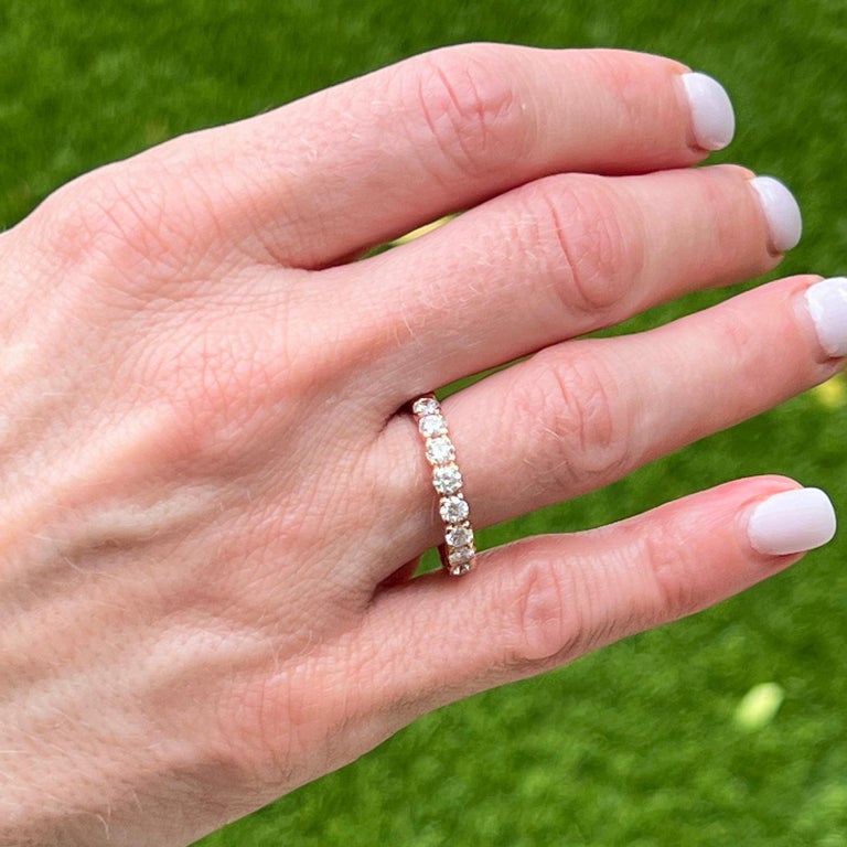 Shane co rose gold on sale wedding band