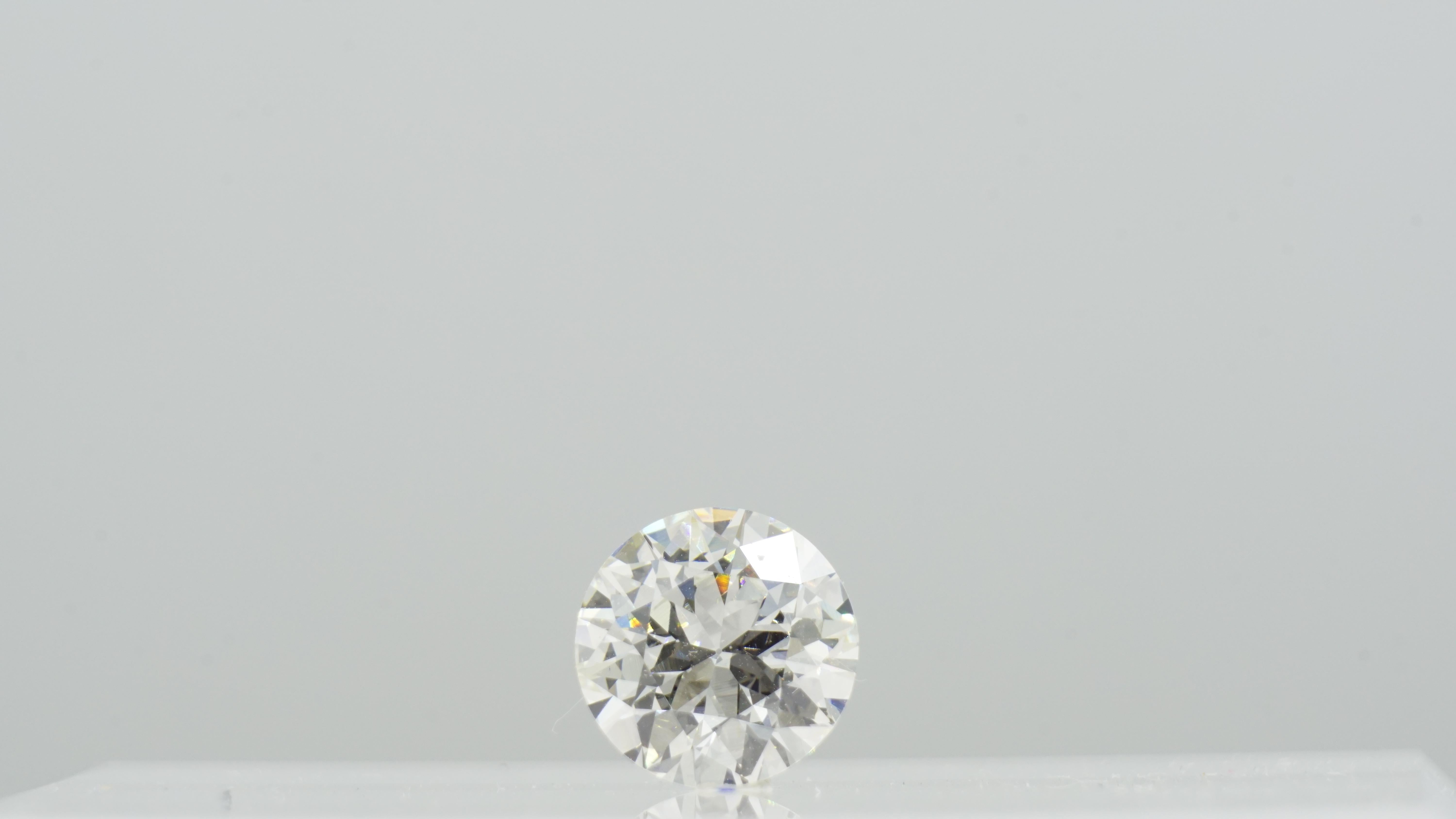 Round Cut Round Brilliant Diamond, 2.43 Carat GIA Certified, Loose, I Color, VS1 Clarity