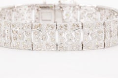 Round Brilliant Diamond 3 CTW Bracelet in 18K White Gold