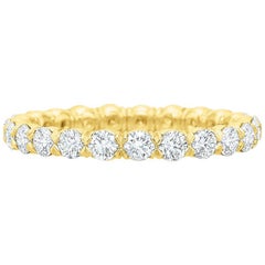 Round Brilliant Diamond Eternity Band 
1.18 Carat
