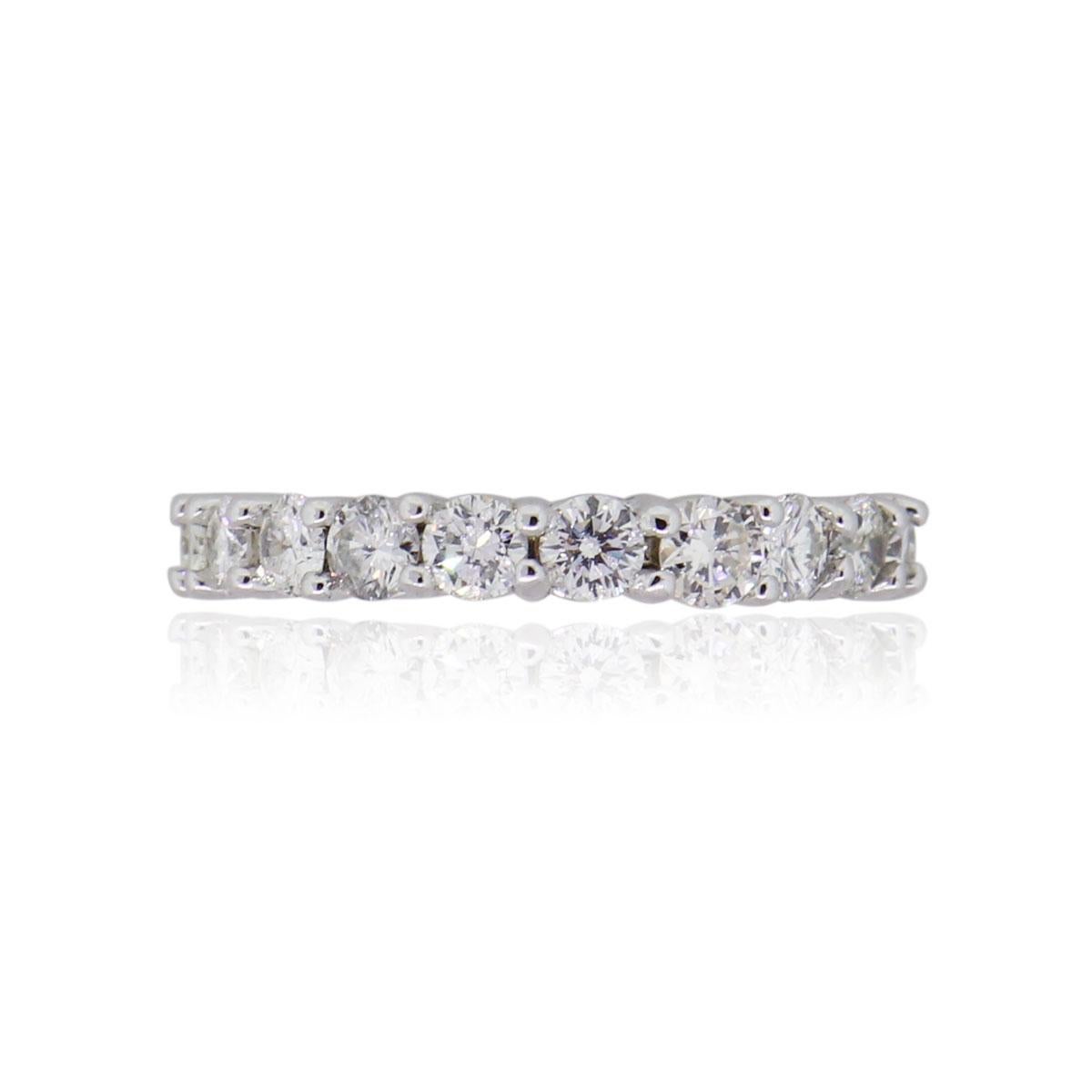 Bracelet d'éternité en diamant brillant rond en vente 2