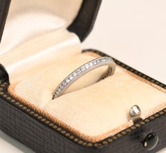Eternity Diamond Wedding Band. 0.50TCW Round Brilliant Cut Diamond Band Platinum