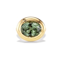 Round Brilliant Diamond Ring Mixed / Other 14K White Gold Classic Charm