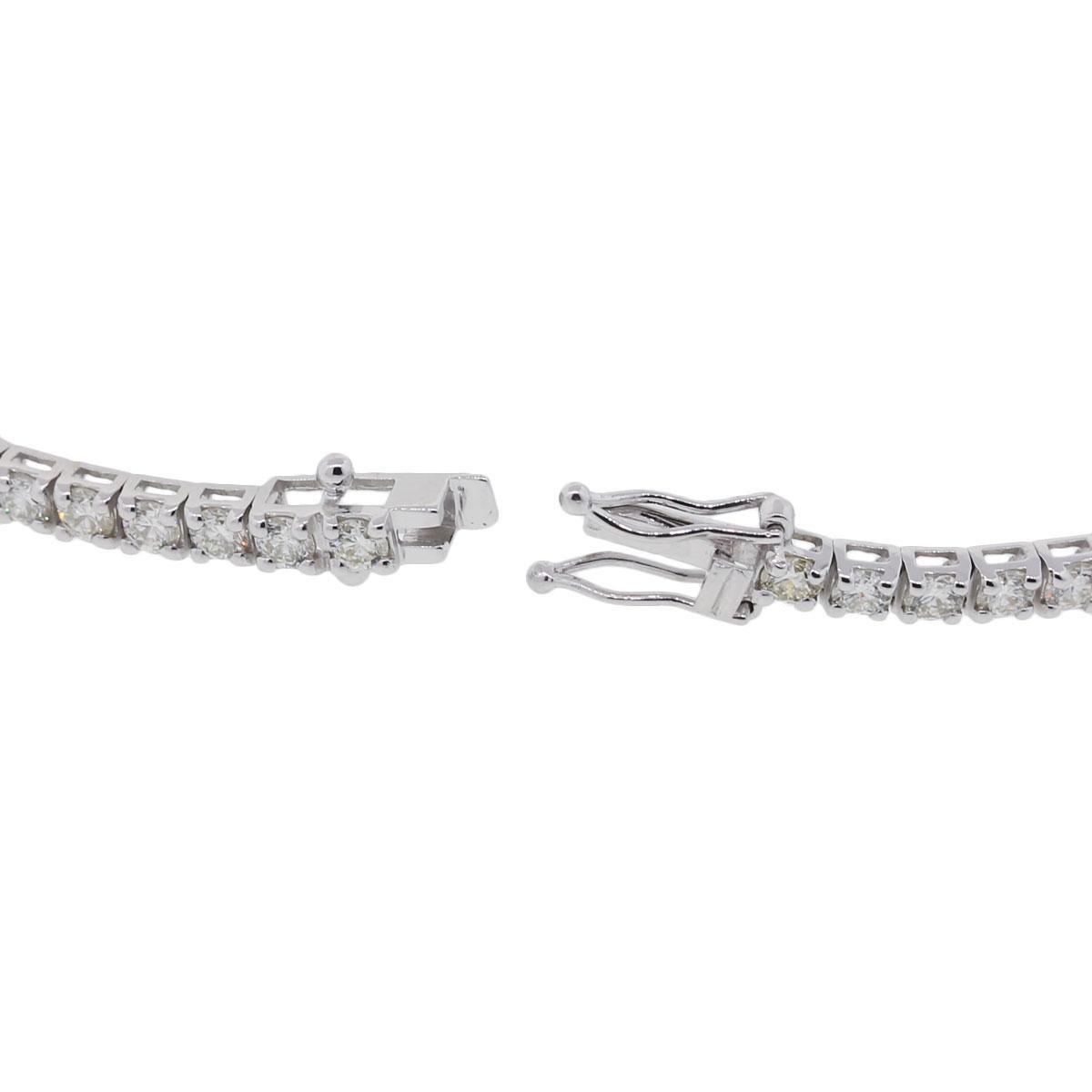 Round Brilliant Diamond Tennis Bracelet 1