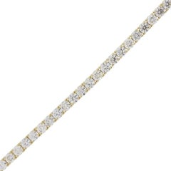 Round Brilliant Diamond Tennis Bracelet