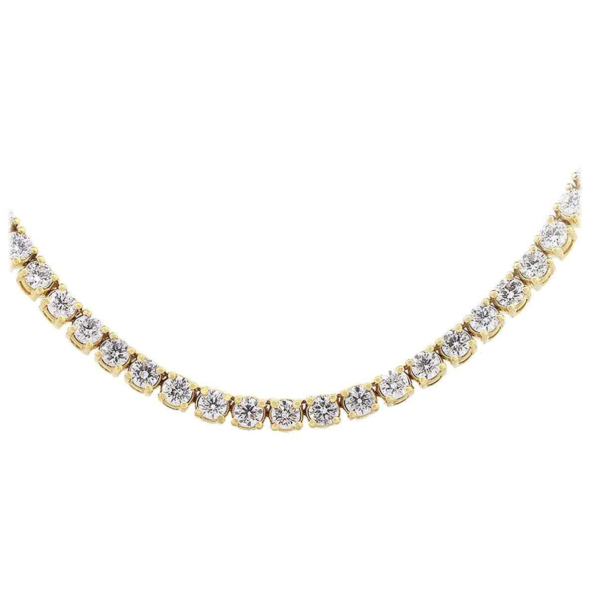 Emerald Cut Diamond Tennis Necklace For Sale at 1stDibs emerald cut tennis necklace, emerald