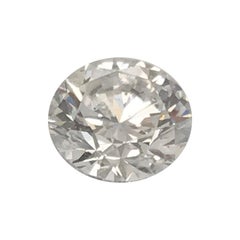 Round Brilliant Diamond Weighing 1.75 Carat GIA D/ SI 1, Triple Excellent