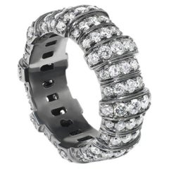 Round Brilliant Statement Brilliant White 14K White Gold Classic Charm