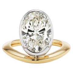 Round Brilliant Statement Brilliant White 14K White Gold Classic Charm