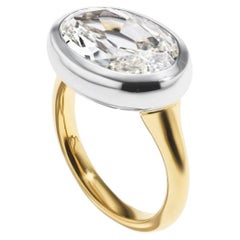 Round Brilliant Statement Brilliant White 14K White Gold Classic Charm Heirloom