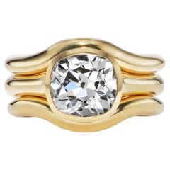 Round Brilliant Statement Brilliant White 14K White Gold Classic Charm Heirloom