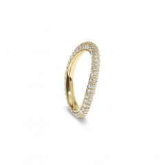 Round Brilliant Statement Brilliant White 14K White Gold Graceful Brilliance