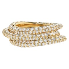 Round Brilliant Statement Brilliant White 14K White Gold Graceful Brilliance