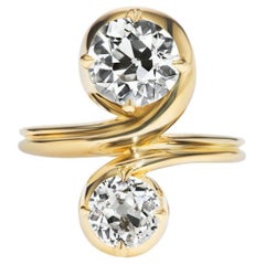 Round Brilliant Statement Brilliant White 14K White Gold Refined Light