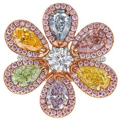 Round Brilliant Statement Fancy Yellow 14K Gold Sunlit Royal Radiance Heirloom